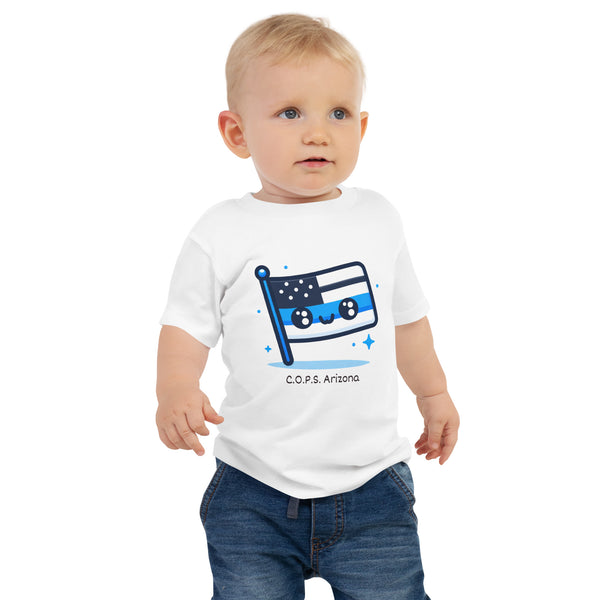 Baby Kawaii Thin Blue Line Flag T-Shirt