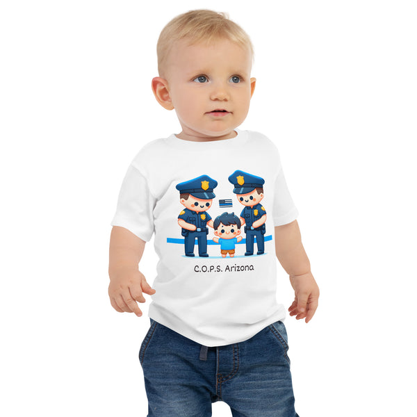 Baby Kawaii Two Officers and Boy T-Shirt