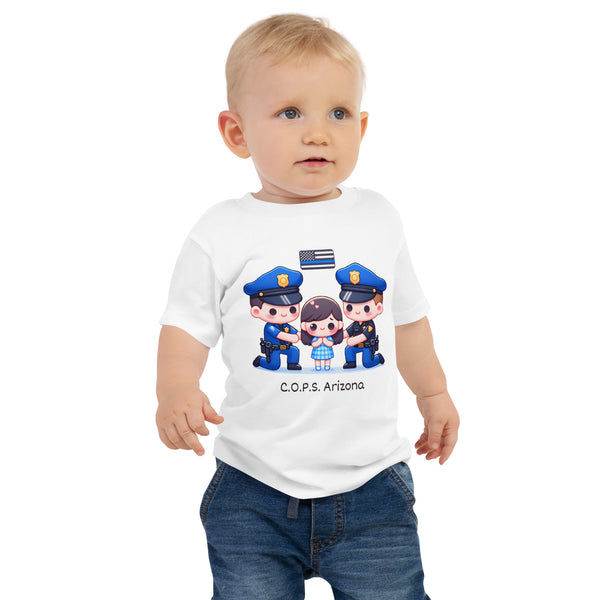 Baby Kawaii Two Officers and Girl T-Shirt
