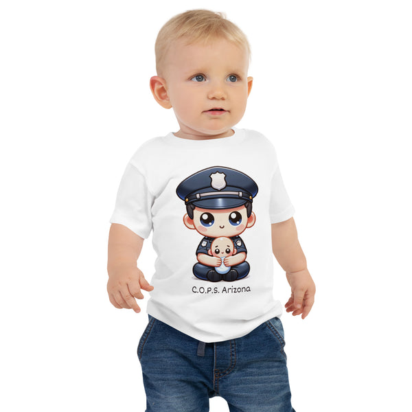 Baby Kawaii Male Officer and Baby T-Shirt