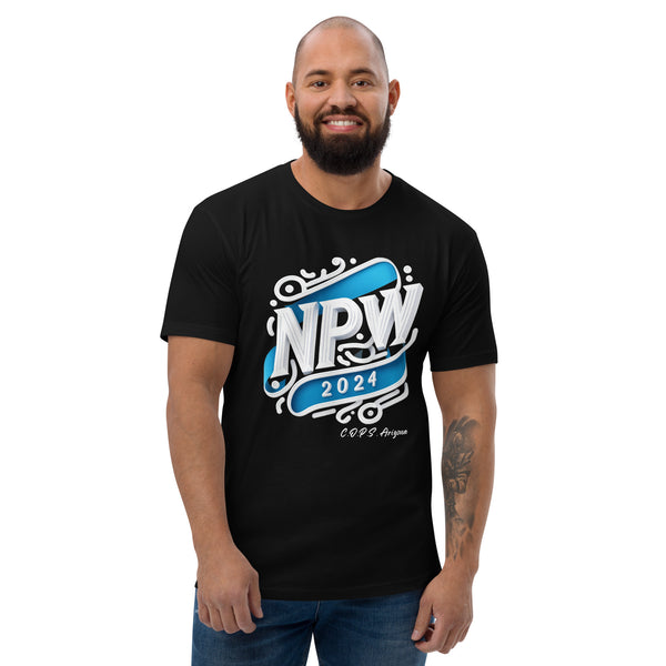 Men's NPW2024 Brush Stroke Fitted T-Shirt