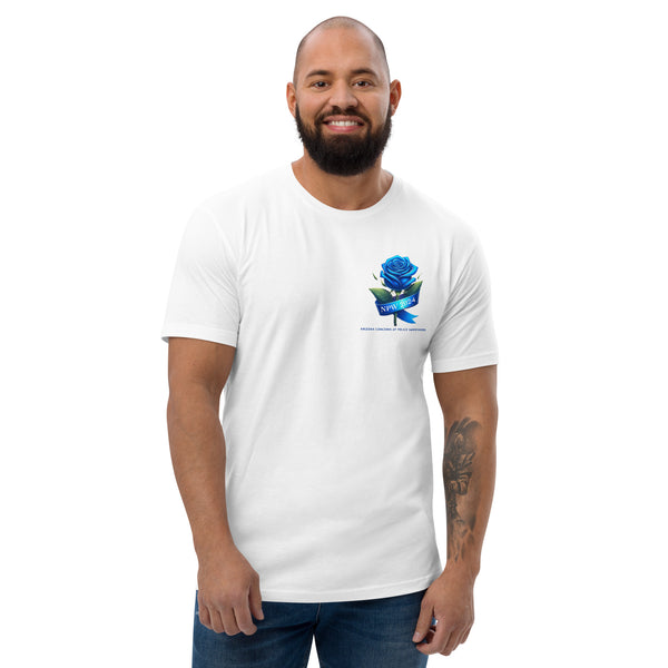 Men's NPW2024 Blue Rose Pocket Fitted T-Shirt