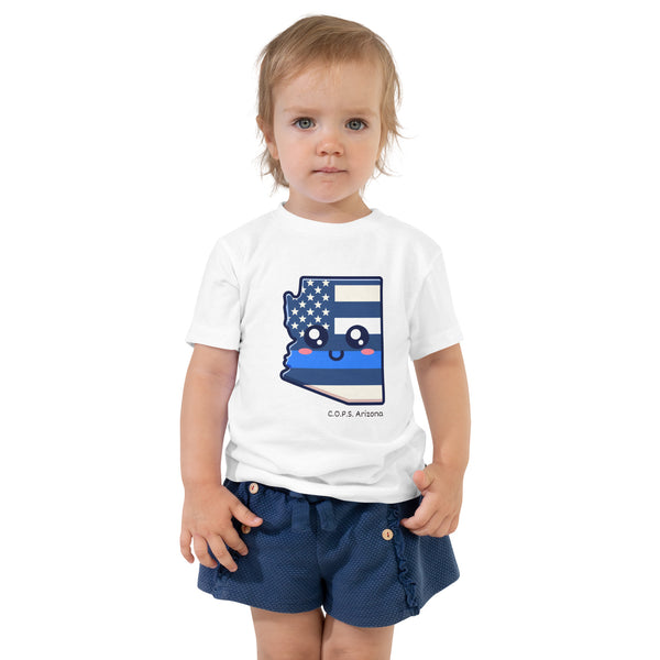 Toddler Kawaii Thin Blue Line Arizona T-Shirt