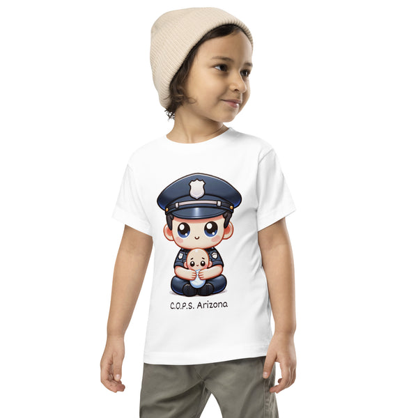 Toddler Kawaii Male Officer and Baby T-Shirt