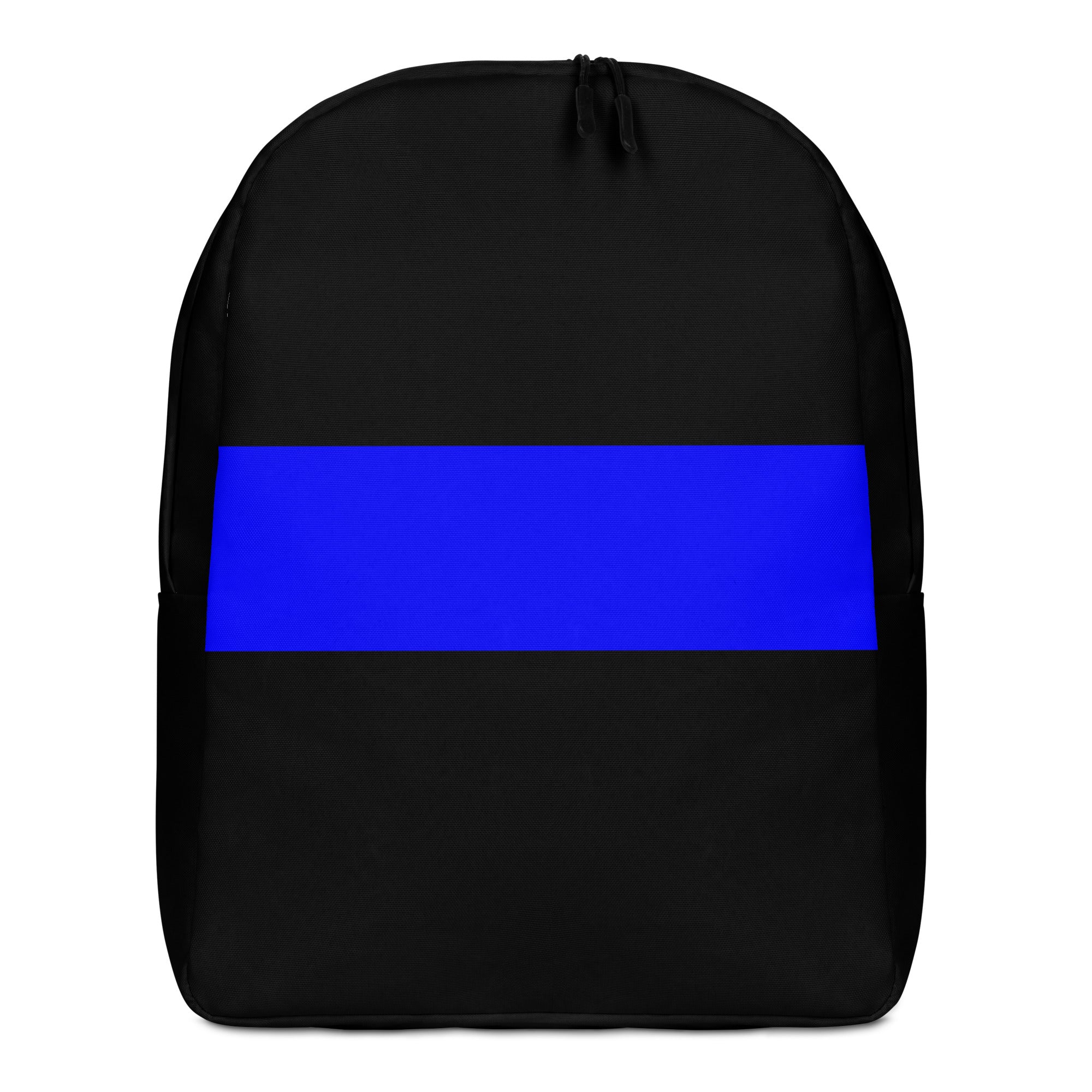 Thin Blue Line (Black) Minimalist Backpack