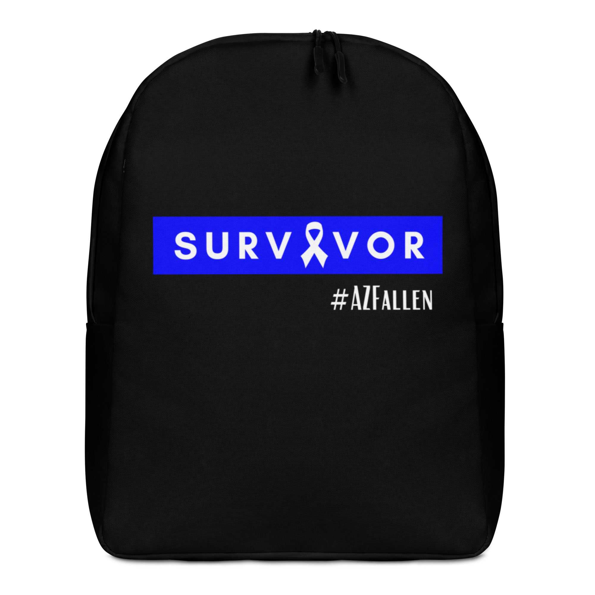 Survivor Ribbon (Black) Minimalist Backpack