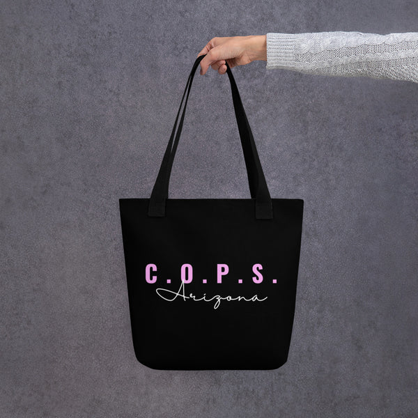 C.O.P.S. Arizona Pink/Black Tote Bag