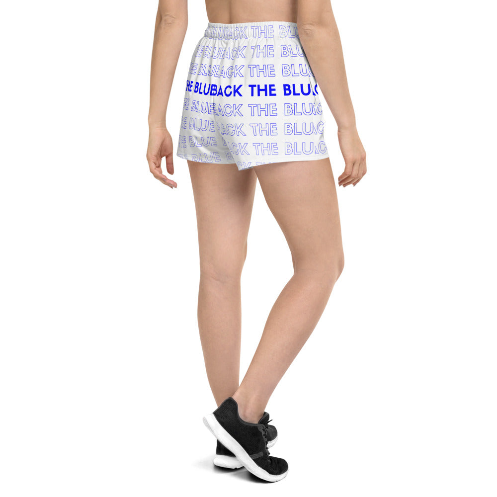 Back The Blue (Column) Women's Athletic Shorts
