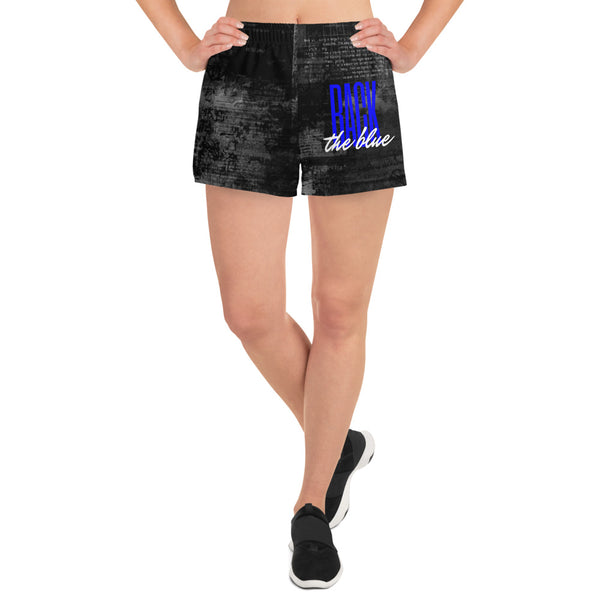 Back The Blue Women's Athletic Shorts