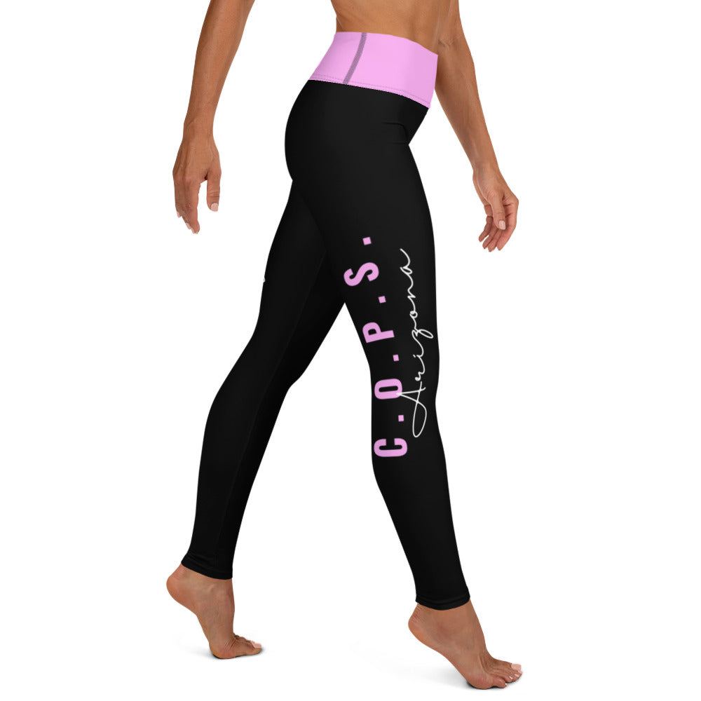C.O.P.S. Arizona Yoga Leggings (Pink/Black)