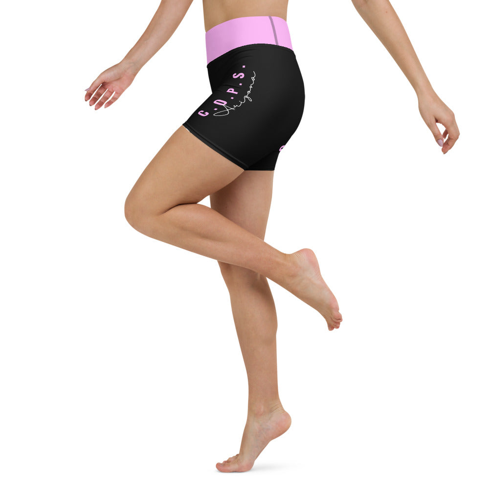 C.O.P.S. Arizona Yoga Shorts (Pink)