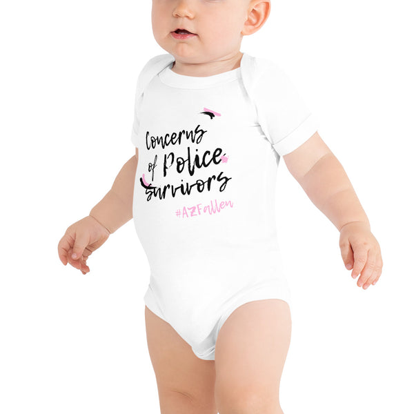 Concerns of Police Survivors Baby Pink Short Sleeve One Piece