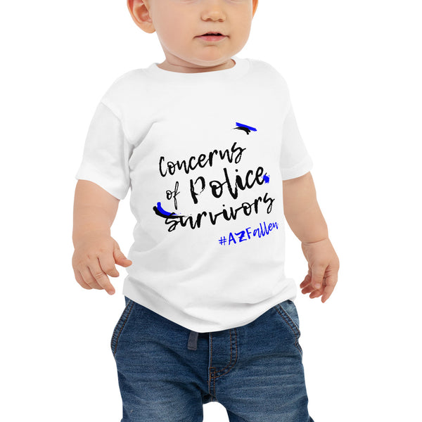 Concerns of Police Survivors Blue Baby Jersey Short Sleeve Tee