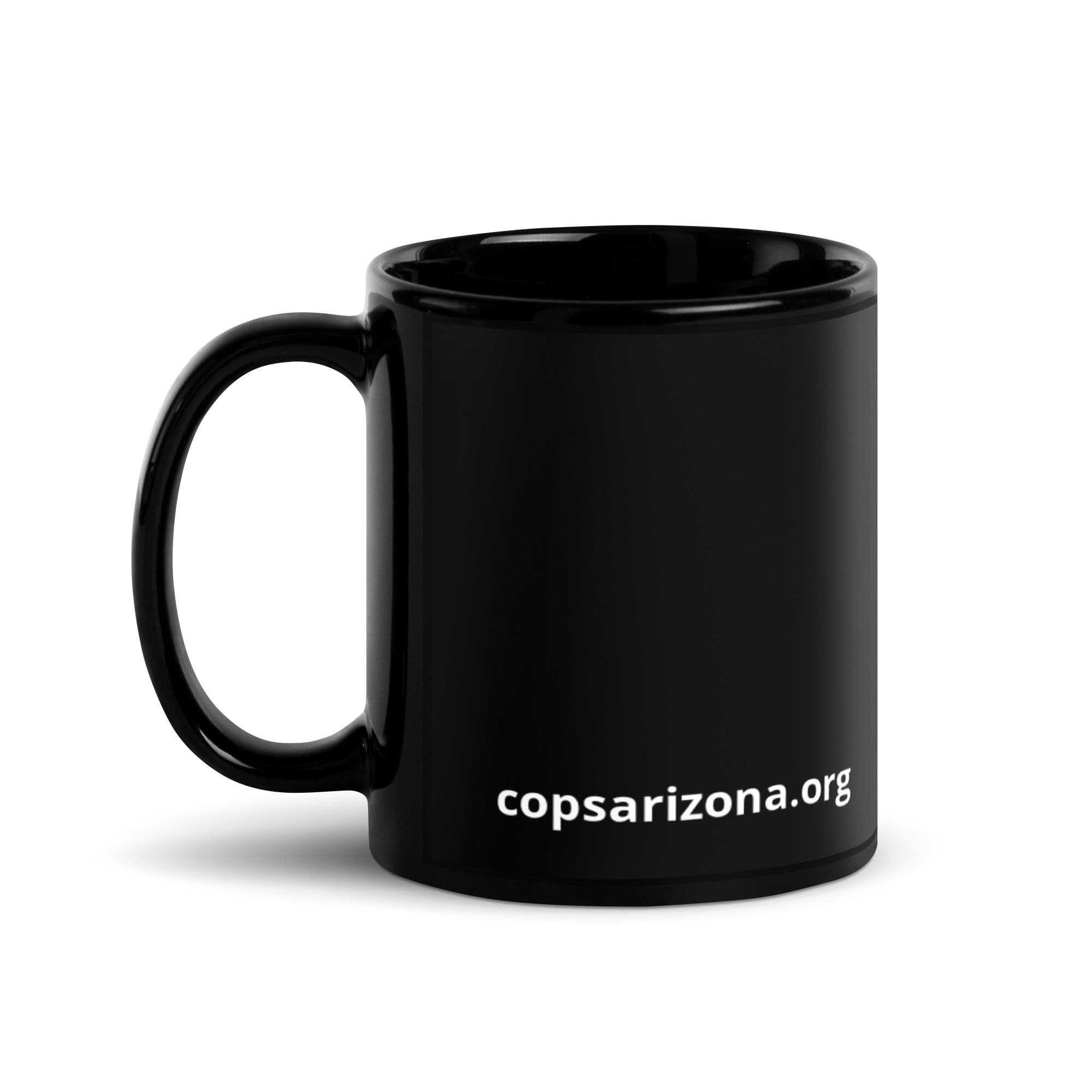 COPS Arizona Logo Black Glossy Mug