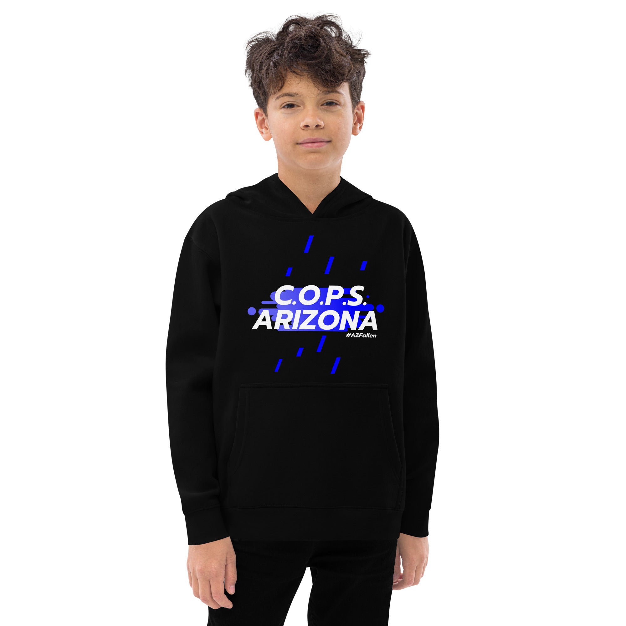 COPS Arizona Shapes Kids fleece hoodie