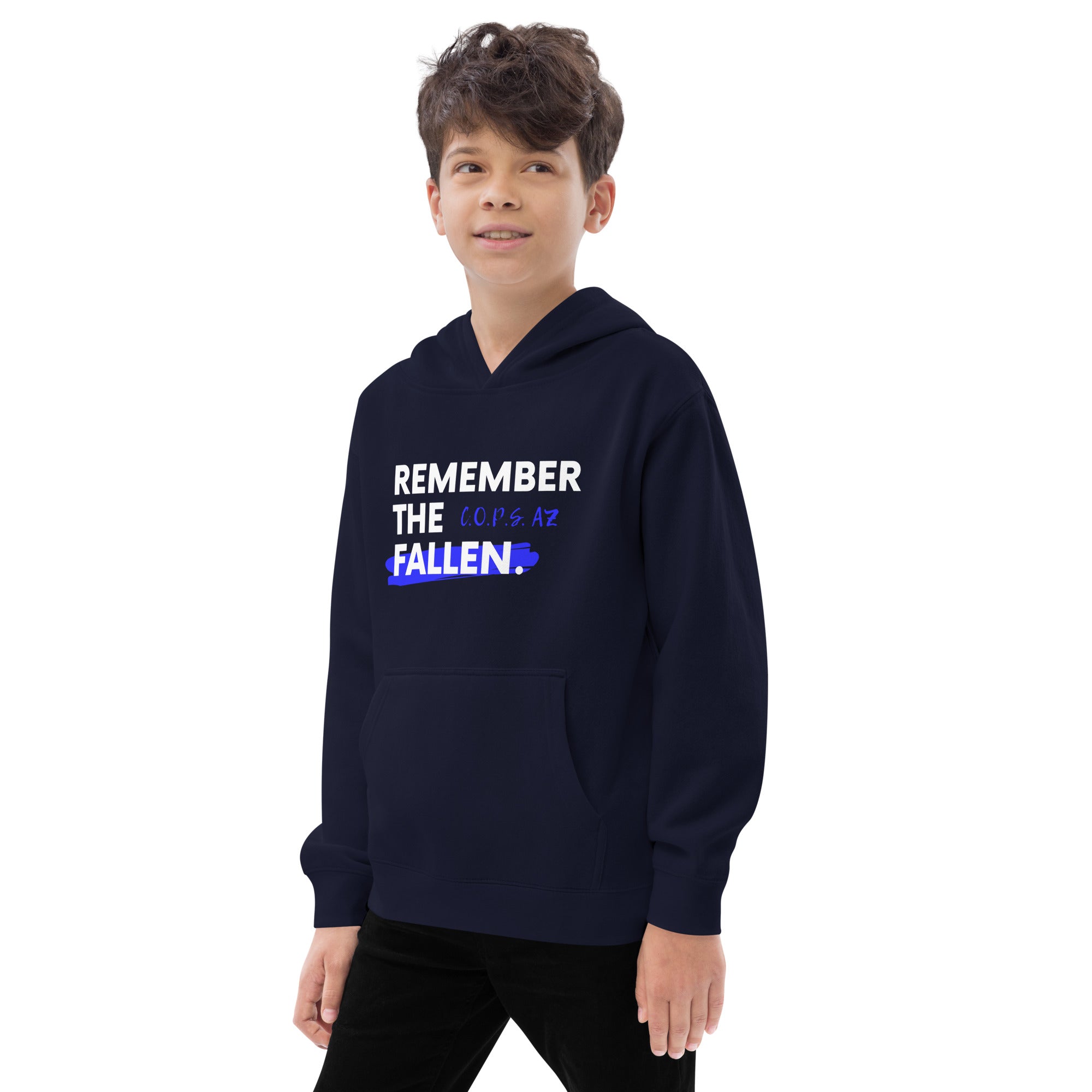 Remember the Fallen Kids fleece hoodie