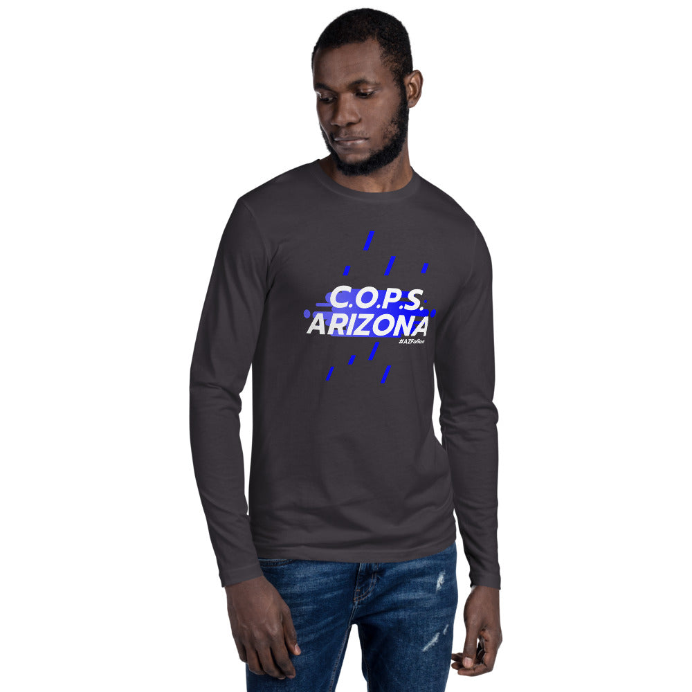 C.O.P.S. Arizona Shapes Men's Long Sleeve Fitted Tee