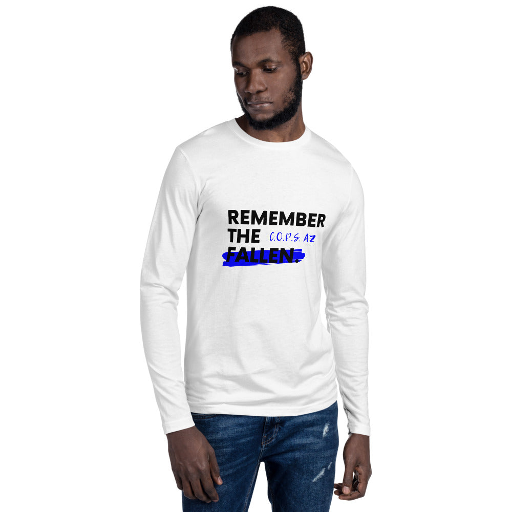 Remember the Fallen Men's Long Sleeve Fitted Tee