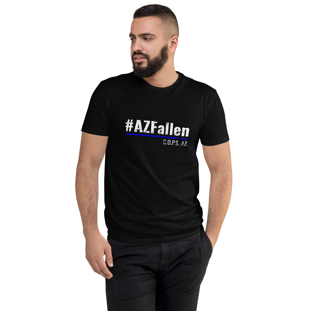 #AZFallen Men's Short Sleeve Fitted T-shirt