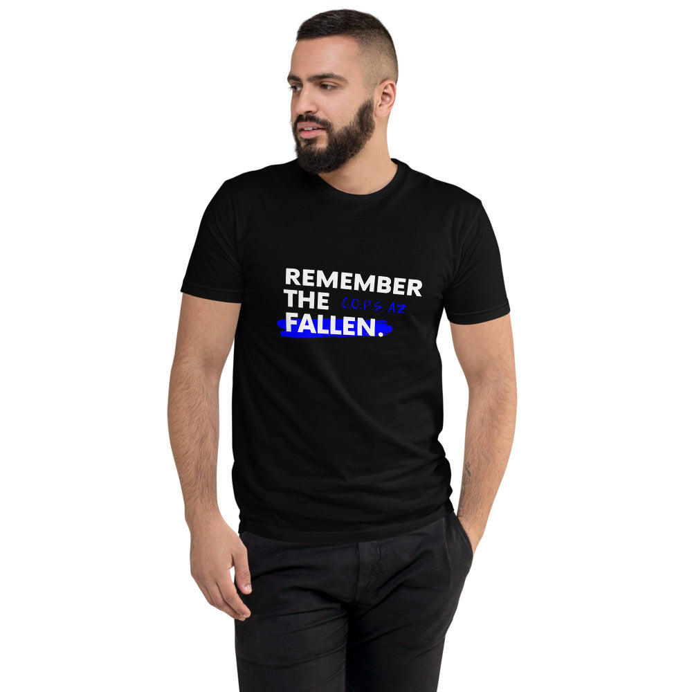 Remember the Fallen C.O.P.S. AZ Men's Short Sleeve Fitted T-shirt