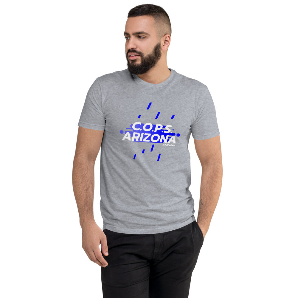 Men\'s Store C.O.P.S. Sleeve Fitted T-shirt AZ – C.O.P.S Arizona Shapes Short