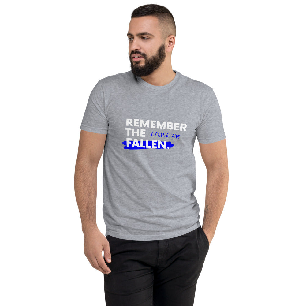 Remember the Fallen C.O.P.S. AZ Men's Short Sleeve Fitted T-shirt
