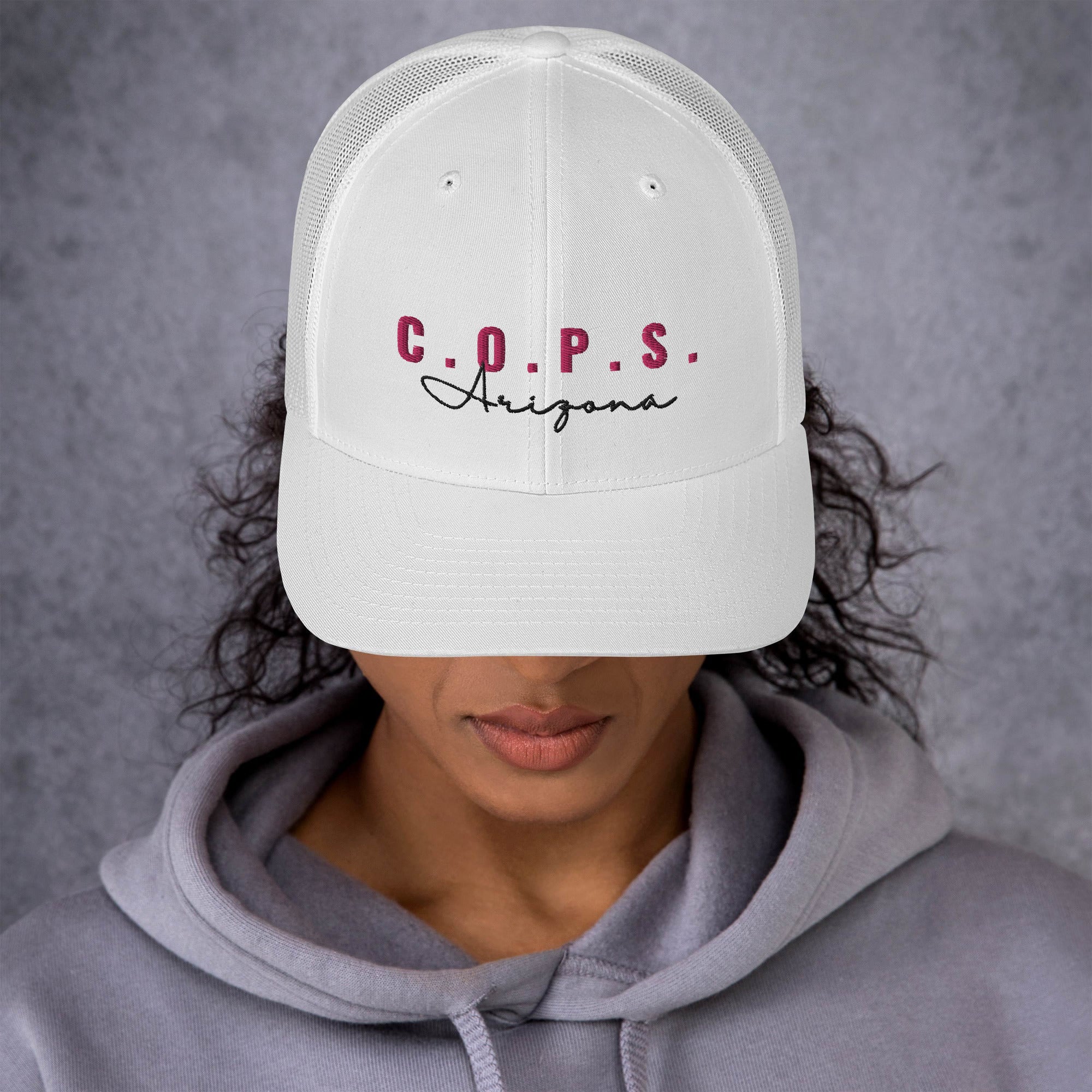 C.O.P.S. Arizona Pink Trucker Cap