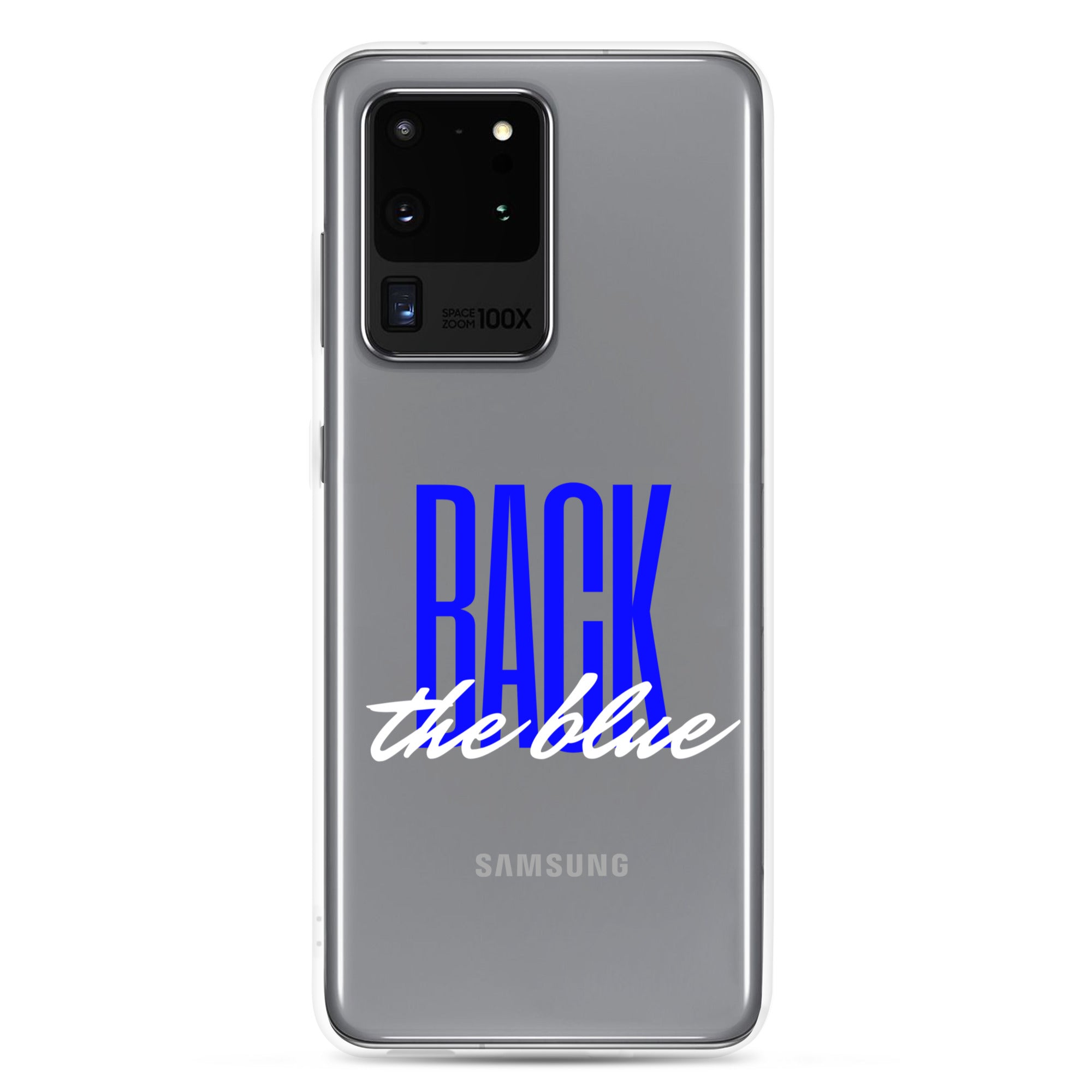 Back the Blue (White Text) Samsung Case