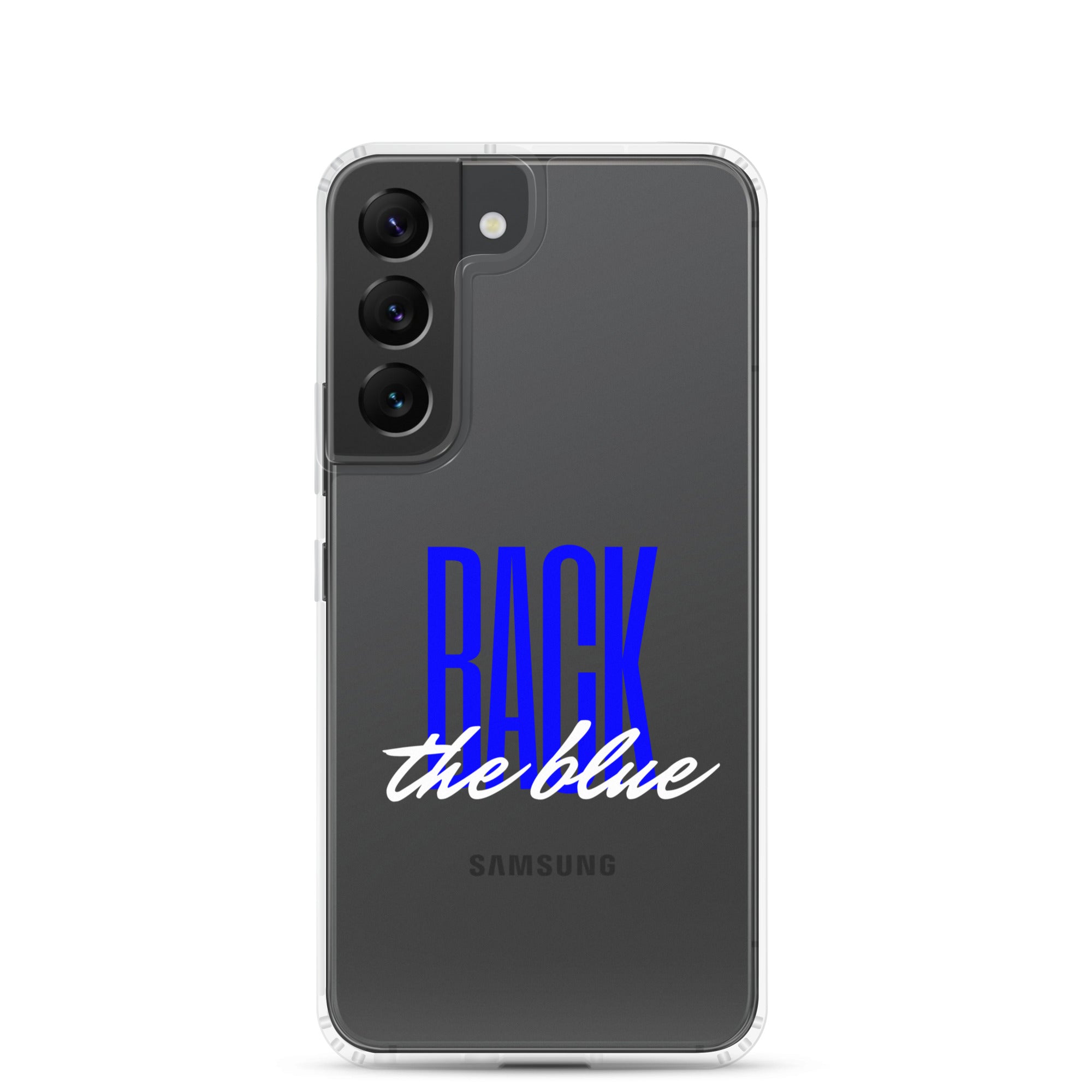 Back the Blue (White Text) Samsung Case