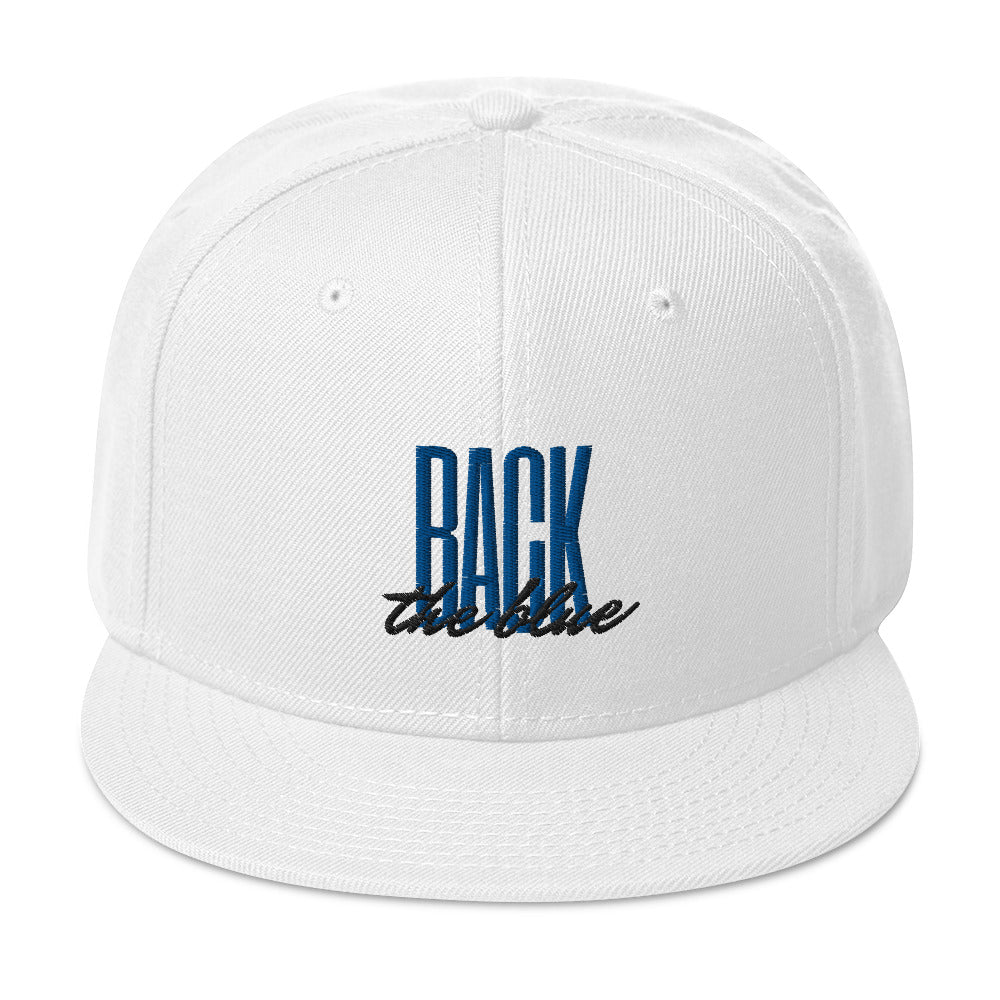 Back The Blue Snapback Hat