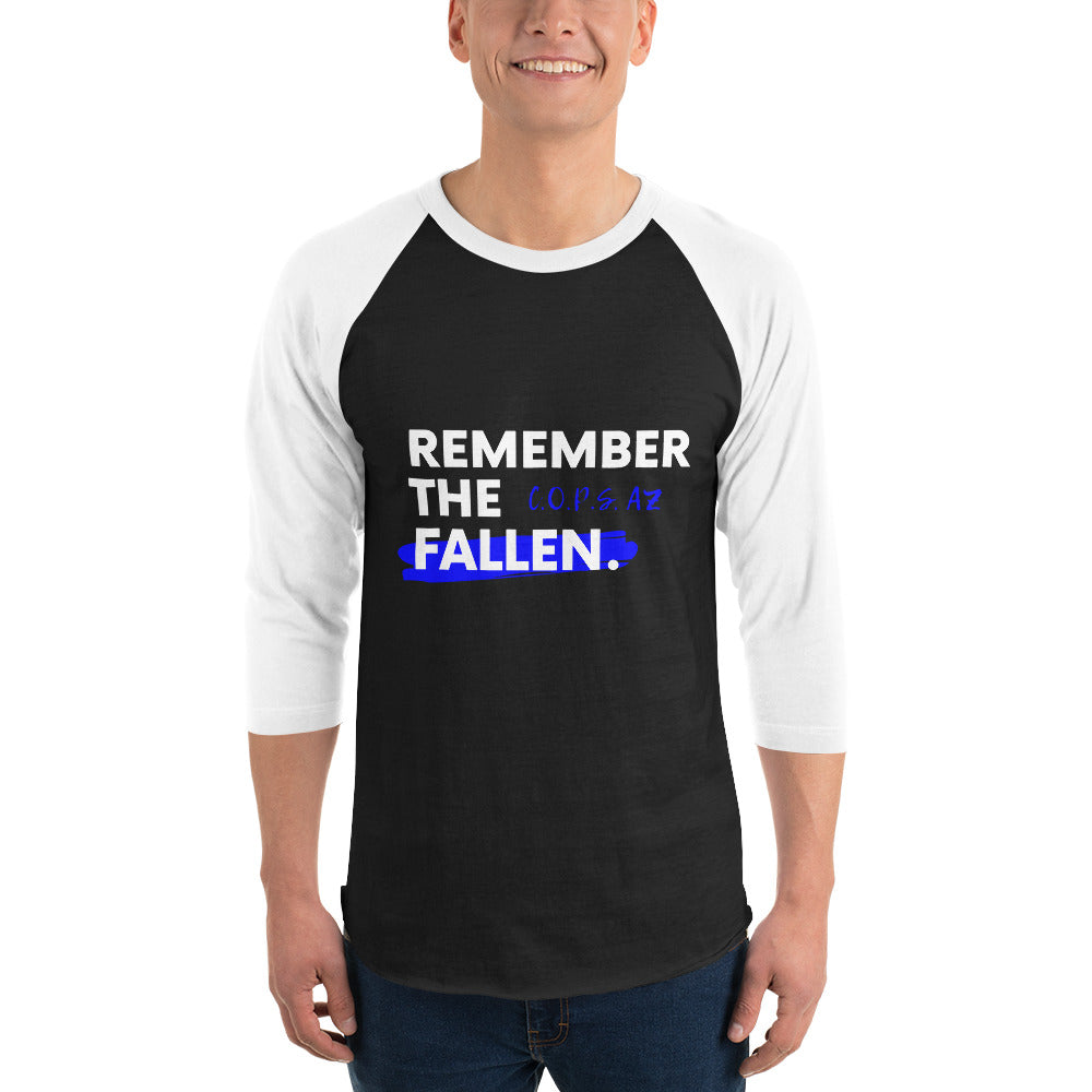 Remember the Fallen Men's 3/4 Sleeve Tee