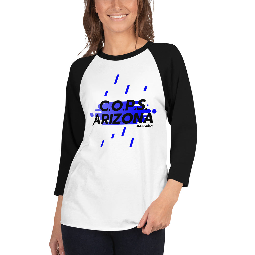 C.O.P.S. Arizona Shapes Women's 3/4 Sleeve Tee