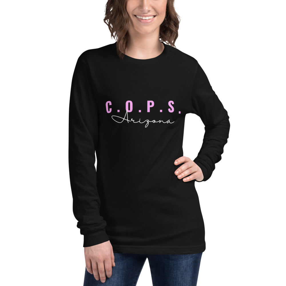 C.O.P.S. Arizona Women's Long Sleeve Tee (Pink)