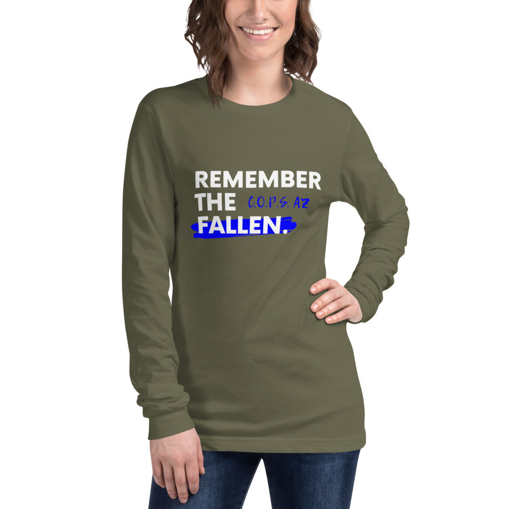 Remember the Fallen C.O.P.S. AZ Women's Long Sleeve Tee