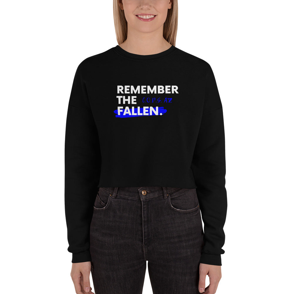 Remember the Fallen C.O.P.S. AZ Women's Cropped Sweatshirt