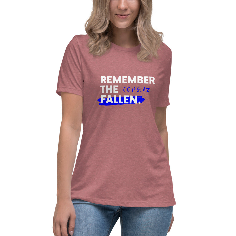 Remember the Fallen C.O.P.S. AZ Women's Relaxed T-Shirt