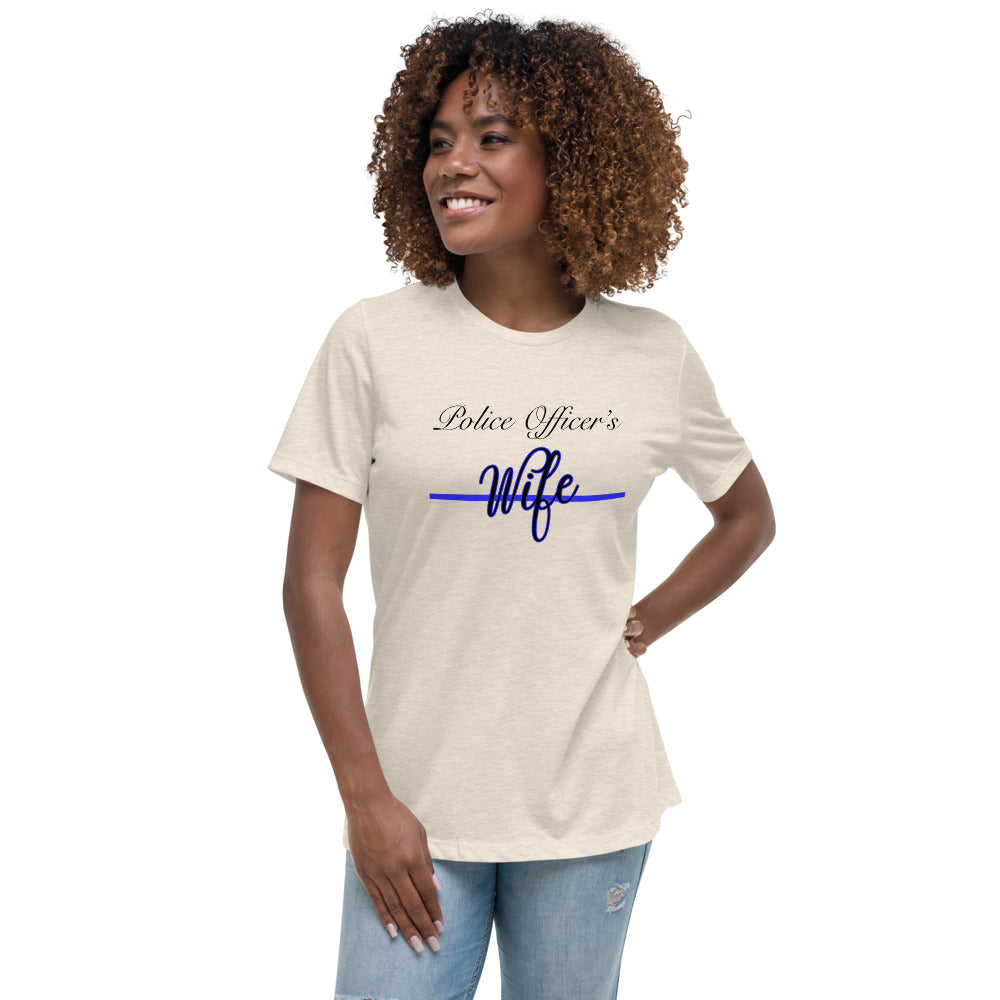 Police Officer's Wife Women's Relaxed T-Shirt