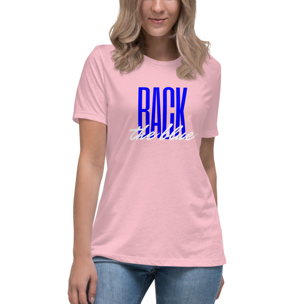 Back The Blue Women's Relaxed T-Shirt